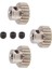 3 Adet 3.175MM Şaft Metal Pinyon Motor Dişlisi 32DP 48DP 64DP M0.6 M0.8 1/10 1/8 Rc Araba 3650 3660,19T (Yurt Dışından) 3