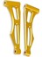 Metal Arka Yukarı Sallanma Kolları (S/r) 6016 Set Kiti Scy1/16 16102 Yüksek Hızlı Uzaktan Kumandalı Araba Aksesuarları Altın (Yurt Dışından) 5