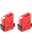 2x Rc Kaya Tırmanıcı 1:10 Aksesuarları Mini Yakıt Tankı CC01 Axial SCX10 90046 D90 D110 -4 Kırmızı (Yurt Dışından) 1