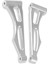 Metal Arka Yukarı Sallanma Kolları (S/r) 6016 Set Kiti Scy1/16 16102 Yüksek Hızlı Uzaktan Kumandalı Araba Aksesuarları Gümüş (Yurt Dışından) 5