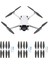 Mini 3 Pro Drone Için 4 Çift Yedek Pervane Hafif Sahne Bıçak Kanat Fanlar Aksesuar Yedek, Altın Kenar (Yurt Dışından) 2