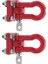 Metal Tırmanma Römork Çekme Kancası Kanca Tokası, Vinç Kelepçeleri Aksesuarı 1/10 Ölçekli Rc Paletli Kamyon D90 SCX10 Araba, Kırmızı (Yurt Dışından) 4