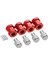 Set Rc Araba Metal 12MM Tekerlek Altıgen Göbek 15MM Uzatma Bağlantı Parçası Axıal SCX10 D90 CC01 1/10 Paletli-Gümüş (Yurt Dışından) 5