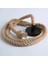 Retro Halat Sarkıt Lambalar Endüstriyel Çatı Katı Eski Uzun Tek Rattan Asılı Lamba LED AMPULLER-100CM (Yurt Dışından) 2