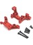 H16 16207 16208 16209 16210 1/16 Rc Araba Yükseltme Parçaları Aksesuarları Için Metal Ön ve Arka Amortisör Kuleleri, Gümüş (Yurt Dışından) 2