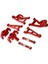 Rc Araba Aksesuarları Metal Salıncak Kolu Direksiyon Kupası Yükseltme Seti Go 1/14 14209 14210 H14BM Araba (Kırmızı) (Yurt Dışından) 4