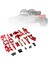 Rc Araba Aksesuarları Metal Salıncak Kolu Direksiyon Kupası Yükseltme Seti Go 1/14 14209 14210 H14BM Araba (Kırmızı) (Yurt Dışından) 5