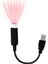 2x USB Araç Çatı Yıldız Projektör Işığı LED Iç Lamba, Romantik Dekorasyon Işıkları Gece Atmosfer Işığı (Kırmızı) (Yurt Dışından) 4