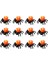 12 Pcs Cadılar Bayramı Dekoratif Mumlar Mumlar, Örümcek Tealights Parti Için Ürkütücü Elektrikli Titrek Mumlar (Yurt Dışından) 1