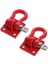 8x Metal Tırmanma Römork Çekme Kancası Kanca Tokası, Vinç Kelepçeleri Aksesuarı 1/10 Ölçekli Rc Paletli Kamyon D90 SCX10, Kırmızı (Yurt Dışından) 4