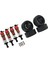 4x Metal ve Kauçuk Lastik Seti SG1603 SG1604 SG1605 UD1601 UD1602 UD1603 1/16 Rc Araba Parçaları, Siyah (Yurt Dışından) 3