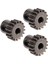 3 Adet 3.175MM Şaft Çelik Pinyon Motor Dişlisi 32DP 48DP 64DP M0.6 1/10 1/8 Rc Araba 3650 3660,17T (Yurt Dışından) 1