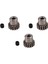 3 Adet 3.175MM Şaft Çelik Pinyon Motor Dişlisi 32DP 48DP 64DP M0.6 1/10 1/8 Rc Araba 3650 3660,17T (Yurt Dışından) 3