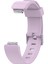 Fitbit Inspire / Inspire Hr Parlak Yüzeyli Silikon Saat Bandı Için, Beden: S Açık Mor (Yurt Dışından) 2