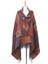 Etnik Stil Kapüşonlu Pelerin Şal 135-175CMB Style Kahve (Yurt Dışından) 1