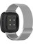 Fitbit Versa 3 / Fitbit Sense Manyetik Milano Saat Kordonu Için, Boyut: Büyük Boy Gümüş (Yurt Dışından) 2