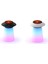 HX126 Rgb Işık Simülasyonlu Alev Nemlendirici Siyah (Yurt Dışından) 2
