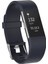 Fitbit Charge 2 Için Tokalı Ortak Doku Silikon Saat Bandı, Boyut: L Mavi Gri (Yurt Dışından) 3