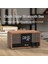 Retro Bluetooth Hoparlör Ahşap Ev Fm Radyo Saat Çalar Saat Ses Bluetooth Ağır Subwoofer (Yurt Dışından) 3