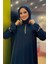 Taş Detaylı Elbise 6033 Lacivert 4
