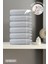 6'lı Gri Jelena El Havlusu - 50x90 Cm, 225 Gr, %100 Pamuk, Spa Ve Otel Havlusu, Günlük Kullanıma Uygun 1
