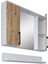 Eko 80 cm Mdf Banyo Aynalı Üst Dolap 1