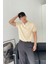 Erkek Taş Ince Saç Örgülü Slim Fit Polo Yaka Triko T-Shirt 2
