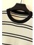 Erkek Çizgi Detaylı Slim Fit Bisiklet Yaka Triko T-Shirt 4