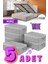 5 Adet Büyük Boy Bazaaltı ve Çekyat Hurç 64 x 45 x 22 cm Antrasit Gri Baza Altı Hurç Saklama Hurcu 1