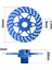 4 Adet Whirlwind Fren Diski Tekerlek Altıgen Göbeği 17MM Arrma 1/7 Infraction Limitless Felony 1/8 Rc Yükseltme Parçaları Mavi (Yurt Dışından) 5