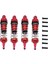 4 Adet Ayarlanabilir Tüm Metal Amortisörler 144001 124019 124018 Rc Araba Yükseltme Parçaları Aksesuarları Için Sönümleyici,1 (Yurt Dışından) 1