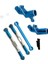 Rc Araba Yükseltme Direksiyon Tertibatı Çekme Çubuğu Takımı 1/12 UD1201 UD1202 UD-12PRO Parçaları Mavi (Yurt Dışından) 2