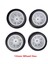 12 Adet 58MM Lastik 12MM Altıgen Tekerlekler Süngerli 1/10 1/12 Rc Drift Arabası 3 Yarış M5 M04 M05 (Yurt Dışından) 5