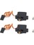 2x Metal Gear 5g Servo K989-58 K969 K979 K989 K999 P929 P939 1/28 A202 A232 1/24 Rc Araba Yükseltme Yedek Parçaları (Yurt Dışından) 1