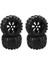 4 Adet 1/8 Ölçekli Rc Kamyon Lastiği ve Jant Seti Tmaxx E-3.3, Jlb Cheetah Için Yapıştırılmış (Yurt Dışından) 1