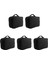 5x Evrensel Uzaktan Kumanda Saklama Çantası Verici El Çantası Kılıf Kutusu 1/8 1/10 Rc Araba Tekne Tankı Paletli Trx4 SCX10 (Yurt Dışından) 1