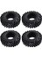 4 Adet 1.9 Inç Kauçuk Lastik Tekerlek Lastikleri 108X40MM 1/10 Rc Paletli Trx4 Eksenel SCX10 Iıı AXI03007 90046 (Yurt Dışından) 3