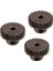 3 Adet 3.175MM Şaft Çelik Pinyon Motor Dişlisi 32DP 48DP 64DP M0.6 1/10 1/8 Rc Araba 3650 3660,26T (Yurt Dışından) 3