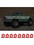 8 Adet Metal Tampon Römork Kancası Çekme Kelepçesi Kurtarma 1/24 Rc Paletli Araba Eksenel SCX24 Yükseltme Parçaları Aksesuarları (Yurt Dışından) 2