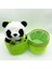 2'si 1 Arada Sevimli Bambu Tüp Panda Doldurulmuş Peluş Yumuşak Sarılma Yastığı (Yurt Dışından) 3