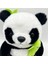2'si 1 Arada Sevimli Bambu Tüp Panda Doldurulmuş Peluş Yumuşak Sarılma Yastığı (Yurt Dışından) 5
