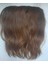 30 cm Yarım Ay Postiş Gerçek Saç Kumral Açık 2
