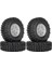 4 Adet 58MM 1.0 Beadlock Jant Lastiği 1/18 1/24 Rc Araba FCX24,2 (Yurt Dışından) 1