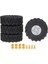 4 Adet 62X21MM 1.0 In Jant 118 124 Rc Araba TRX4M Eksenel SCX24 AX242 (Yurt Dışından) 1