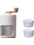 Mutfak Için 2x Buz Kutusu Kalıbı ile Manuel Buz Kırıcı Smoothie Kırıcı (Yurt Dışından) 5
