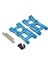 Rc Araba Yükseltme Ön Salıncak Kolu Seti Jjrc C8803 Wltoys Mavi (Yurt Dışından) 2