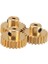 3 Adet 3.175MM Şaft Pirinç Pinyon Motor Dişlisi M0.8 1/10 1/8 RC,23T (Yurt Dışından) 4