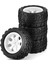 Adet 118MM 110 Rc Monster Truck Buggy Lastiği 12MM Traxxas Için Beyaz (Yurt Dışından) 5