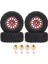 4 Adet 62X24MM 1.2 Inç Beadlock Jant 118 124 Rc Araba Eksenel SCX241 (Yurt Dışından) 1