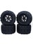 4 Adet 125MM 1.9 Beadlock Jant Lastik Seti 1/10 Rc Paletli Araba Için (Yurt Dışından) 1